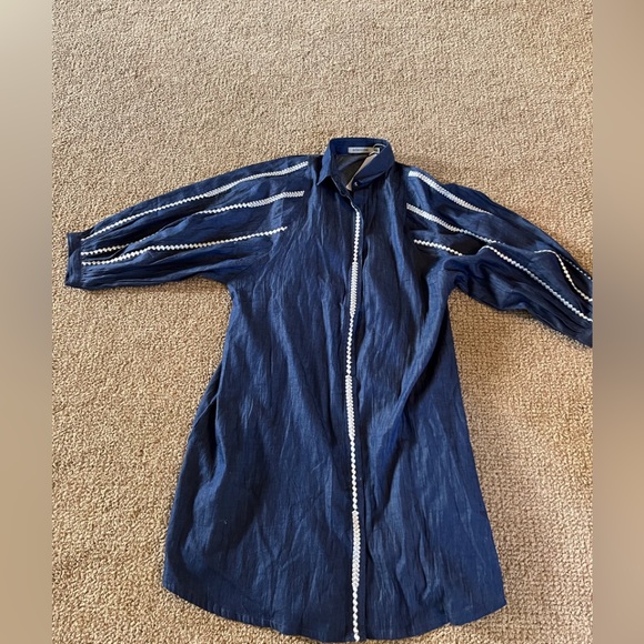 NWT Edenrobe gorgeous chambray button front dress - size xs - Picture 1 of 10